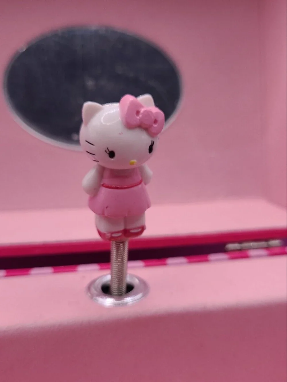 Y2K Hello Kitty Sanrio Dancing Pop Up Kitty Musical Jewelry Box